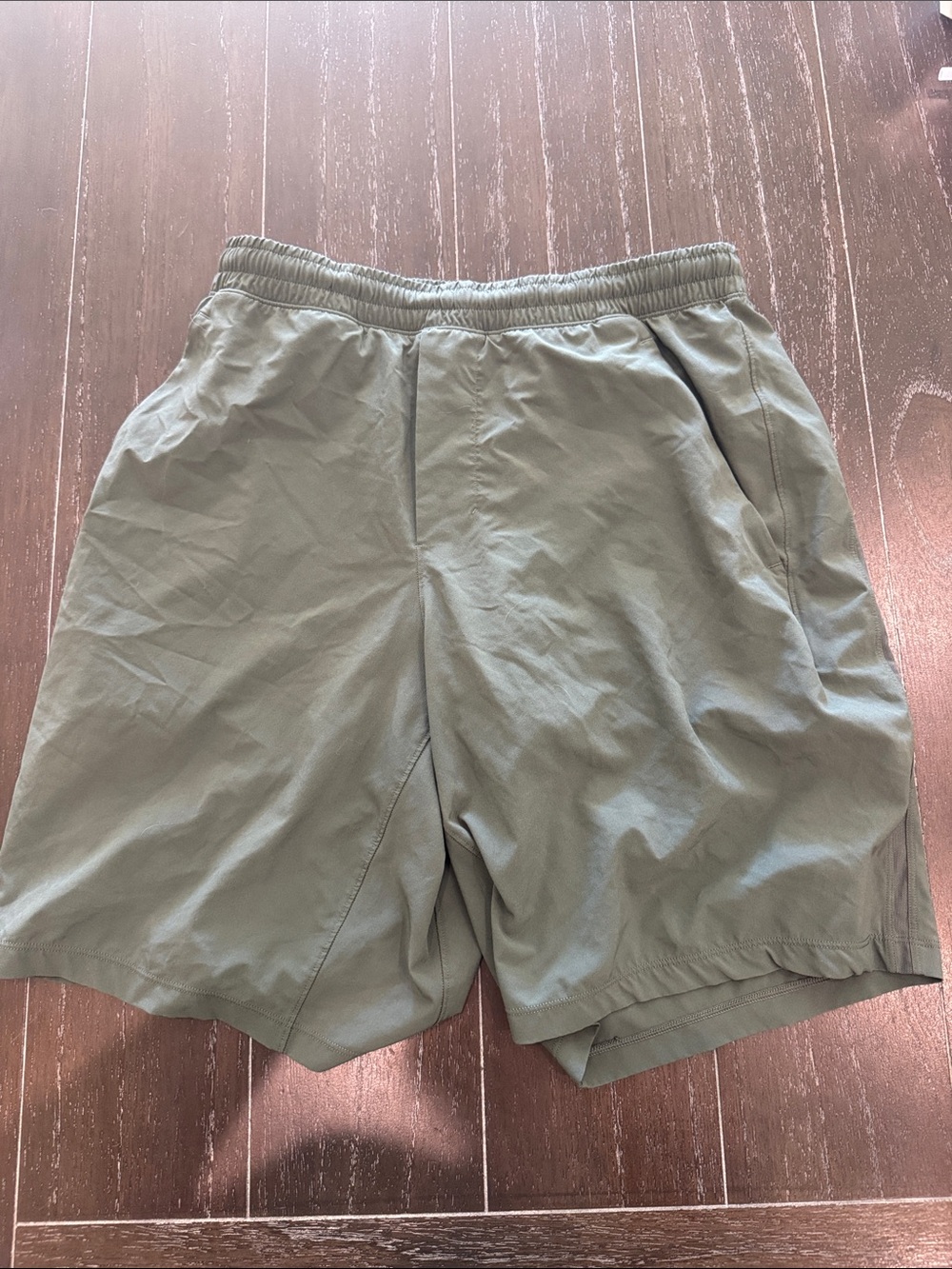 lululemon athletica Men's dark Olive Athletic Shorts